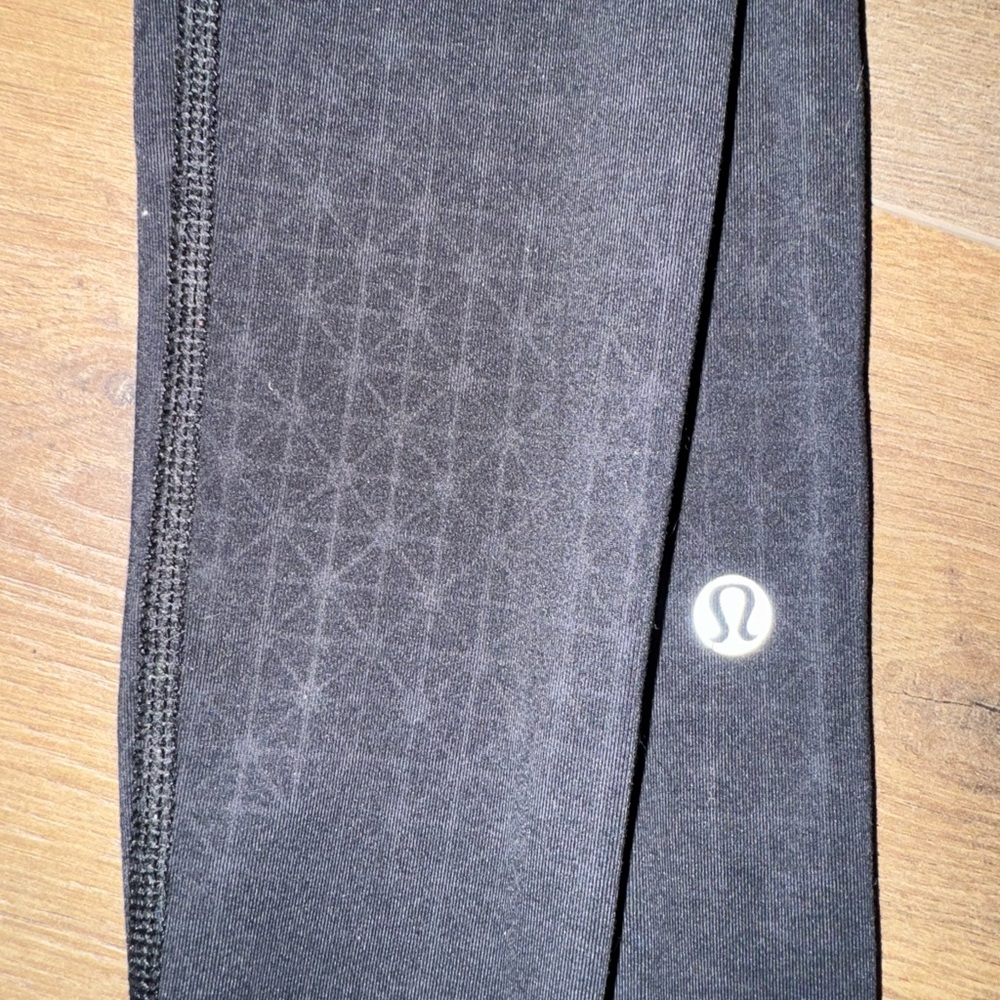 Lululemon Black Patterned Leggings